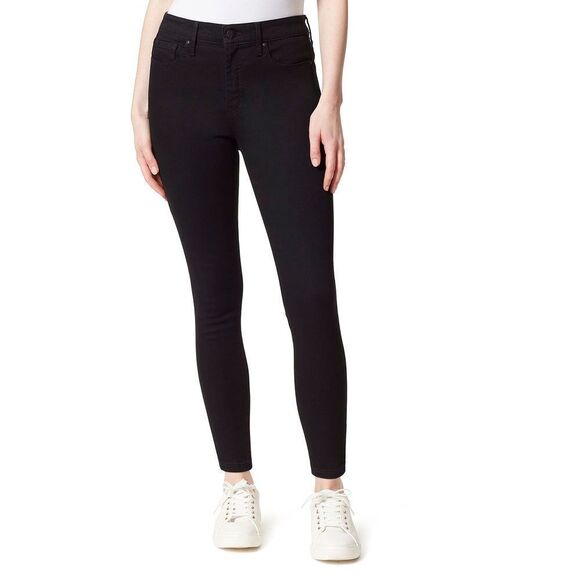 Jessica Simpson Womens Adored Curvy High Rise Skinny Jean Misses 28 Od Black - Picture 1 of 8